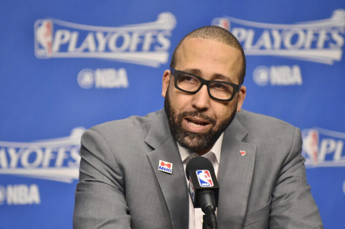 David Fizdale with the Memphis Grizzlies in 2017