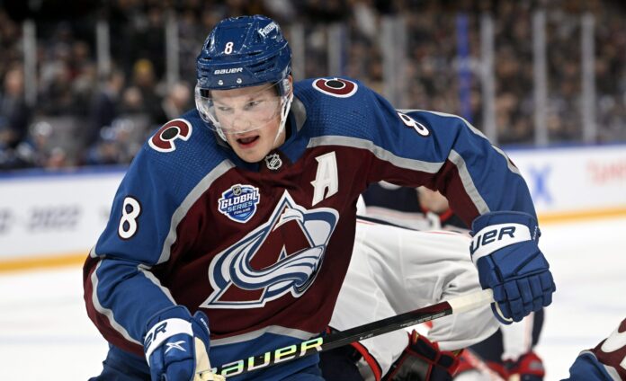 Cale Makar with the Colorado Avalanche in 2022
