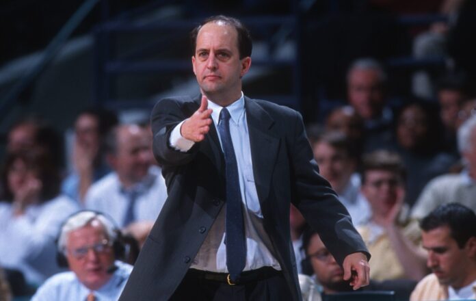 Jeff Van Gundy during his time coaching the New York Knicks