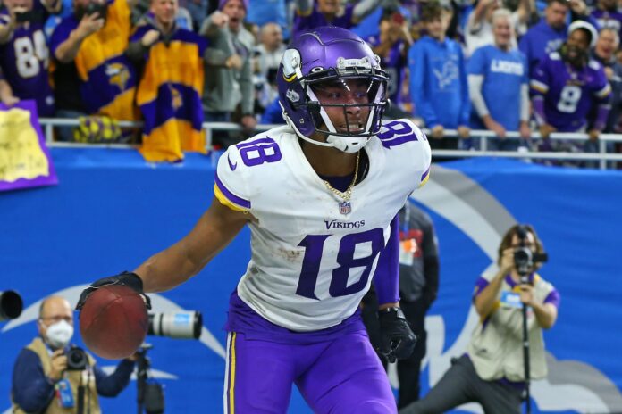 Minnesota Vikings wide receiver Justin Jefferson in 2021