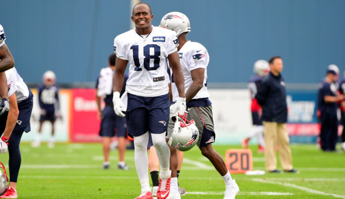 Matthew Slater with the New England Patriots in July 2017