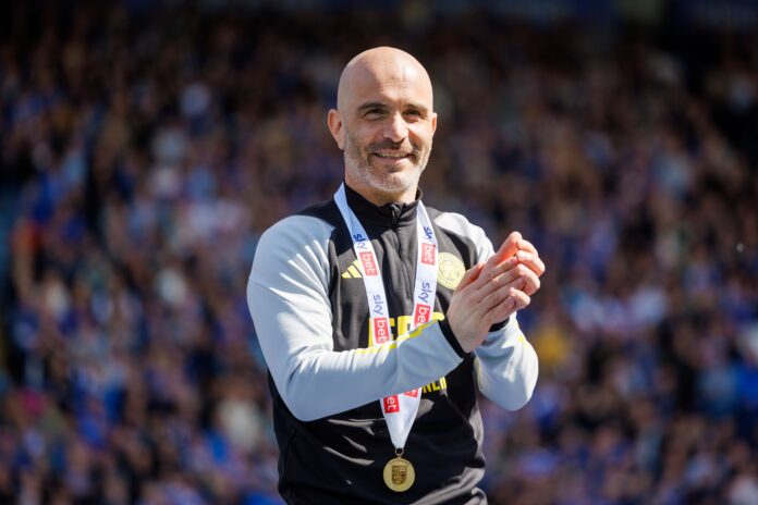 Enzo Maresca with Leicester City in May 2024.