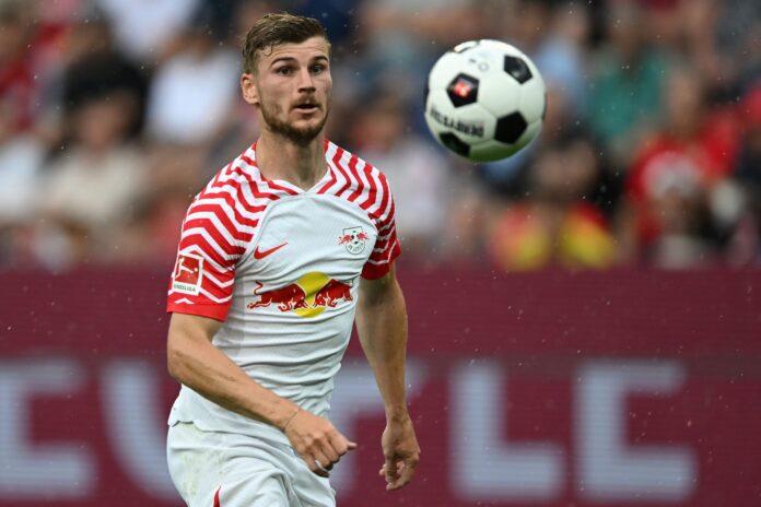 Timo Werner with RB Leipzig in August 2023